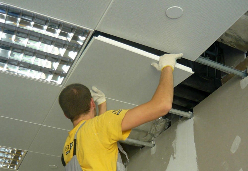 Розрахунок підвісної стелі Армстронг