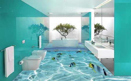 Ванна в морському стилі