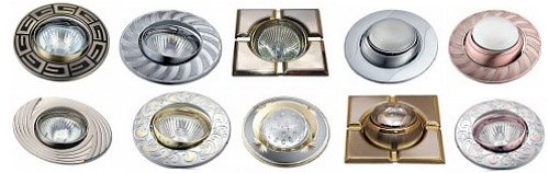 Вбудовувані точкові світильники