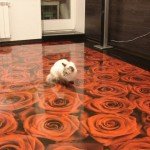 Наливна підлога у ванній — чудова альтернатива плитці