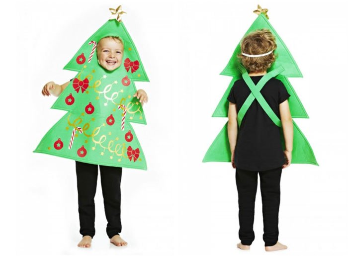 Костюм ялинки на Новий рік своїми руками + фото та відео як зробити