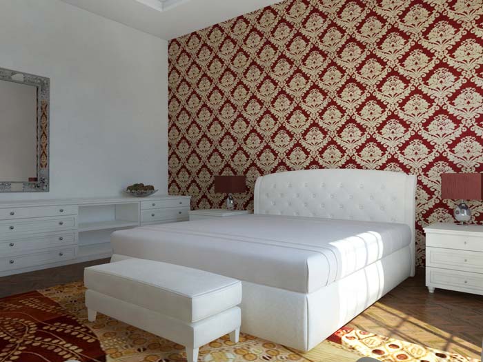 Які шпалери вибрати в спальню c темною і зі світлими меблями (фото)