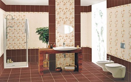 Бежева ванна. Дизайн ванної кімнати в бежевих тонах.