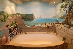 Як і чим фарбувати стіни у ванній кімнаті