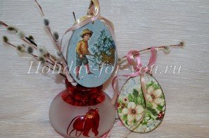 Великодні прикраси своїми руками для дому: майстер клас