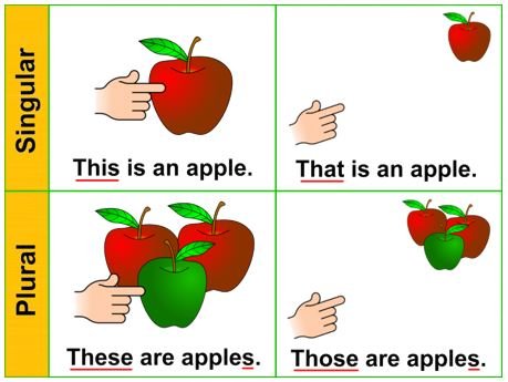 Вказівні займенники в англійській мові – значення з прикладами