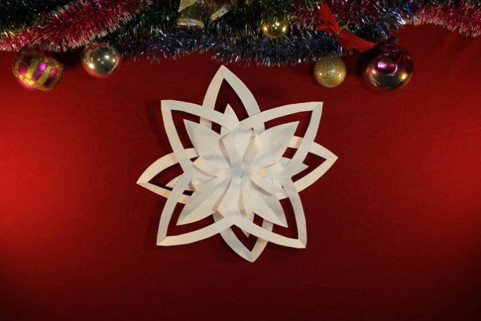 Як зробити обємні сніжинки з паперу на Новий рік своїми руками: поетапно з фото і відео Як зробити обємні сніжинки з паперу на Новий рік своїми руками: поетапно з фото і відео