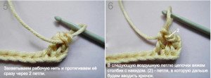 Стовпчики з обвязкою для обробки деталей ірландського вязання