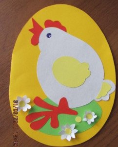 Аплікації на Великдень для дітей