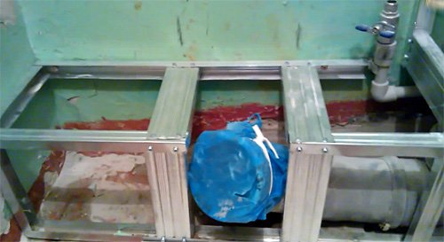 Як зробити короб з гіпсокартону у ванній чи туалеті? Пристрій і монтаж короба.