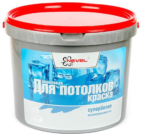 Як пофарбувати стелю акриловою фарбою