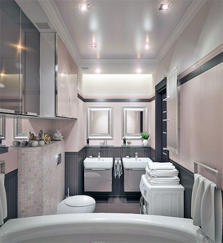 Освітлення маленької ванної кімнати (фото)