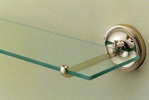 Полиця для ванної з скла