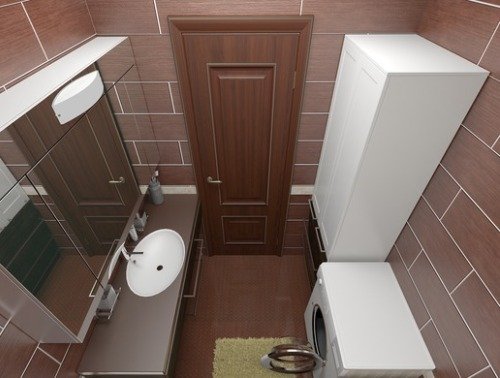 Невелика ванна у теракотовому кольорі Невелика ванна у теракотовому кольорі