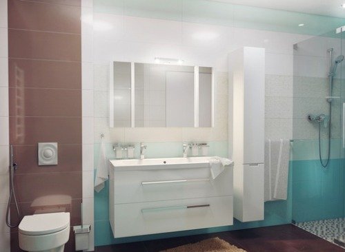 Теракотовий суміщений санвузол