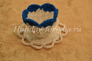 Підставка для великодніх яєць гачком. Майстер клас