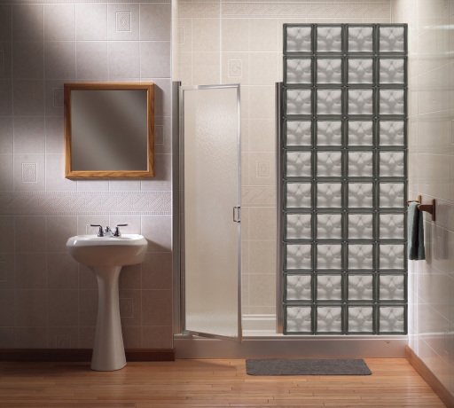 Душова з склоблоків: фото кабінок та поетапна інструкція з монтажу стін і зливу