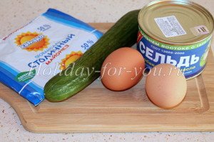 Салат з рибними консервами: рецепт з фото