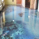 Наливна підлога у ванній — чудова альтернатива плитці