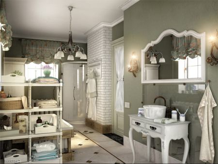 Стилі ванних кімнат. Ванна кімната в стилі модерн, хайтек, кантрі, прованс і етнічному стилі.