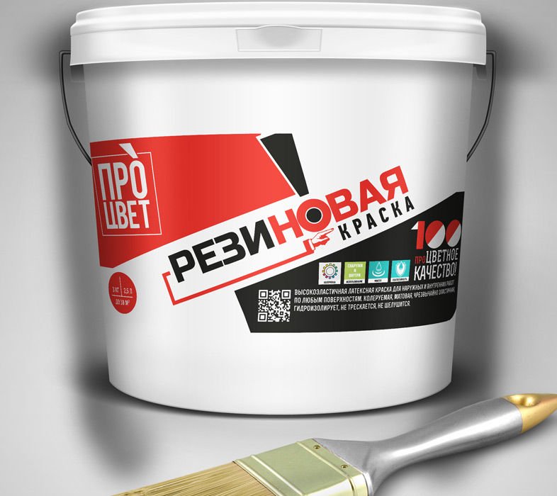Гумова фарба – характеристики, переваги, недоліки та способи нанесення