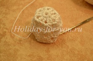 Підставка для великодніх яєць гачком. Майстер клас