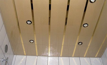 Як зробити рейкова стеля у ванній кімнаті? Фото, відео.