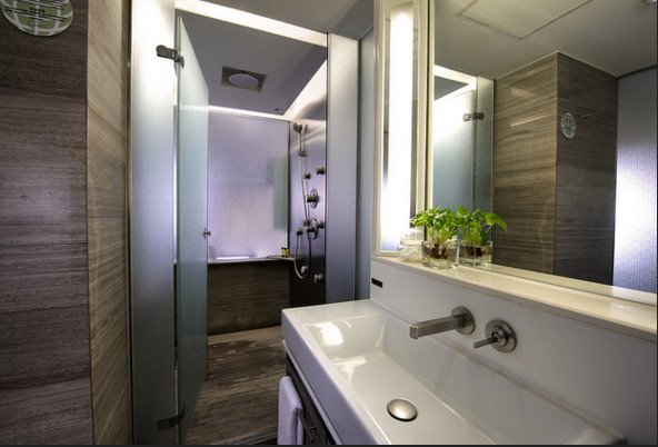 Коричневий підлога у ванній кімнаті: різноманіття обробки та дизайнерські прийоми