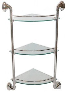 Полиця для ванної з скла