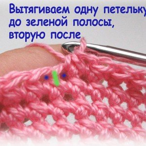 Вязана гачком іграшка Ведмедик Зимовий