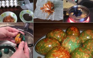 Як пофарбувати яйця на Великдень своїми руками в цибулинні Як пофарбувати яйця на Великдень своїми руками в цибулинні