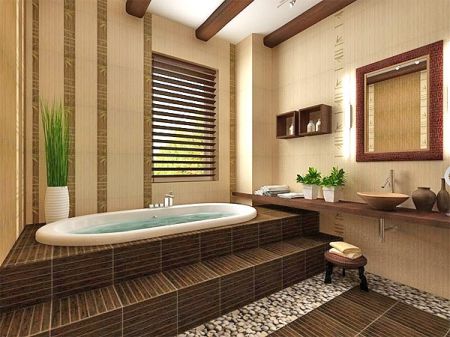 Стилі ванних кімнат. Ванна кімната в стилі модерн, хайтек, кантрі, прованс і етнічному стилі.