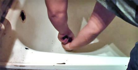 Акриловий вкладиш у стару ванну – Установка вкладиша