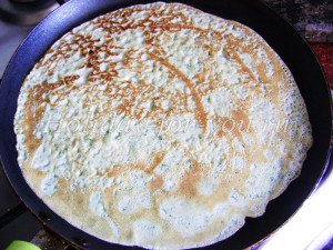 Млинці з зеленню: рецепт з фото