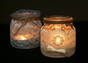 Новорічні підсвічники своїми руками