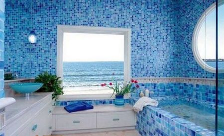 Ванна в морському стилі