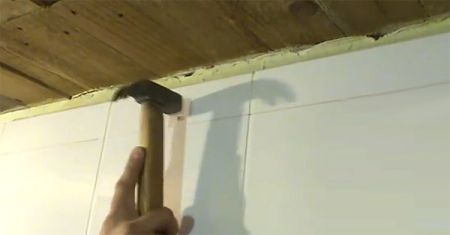 Як зробити рейкова стеля у ванній кімнаті? Фото, відео.