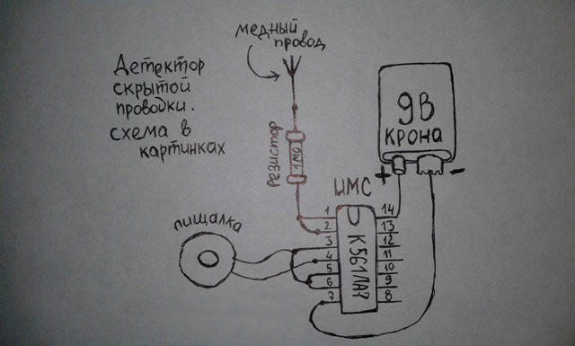 Детектор прихованої проводки