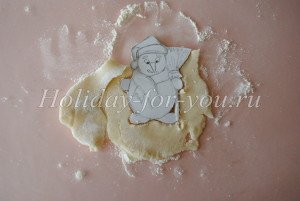 Сніговик з солоного тіста покроково з фото