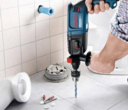 Як просвердлити плитку підлогову