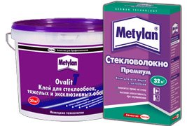 Який вибрати клей для склошпалер?