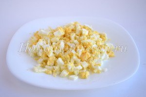 Листковий салат з крабовими паличками: рецепт з фото