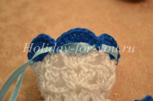 Підставка для великодніх яєць гачком. Майстер клас