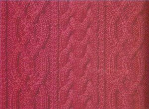 Як звязати спицями арани для чоловічих штанів