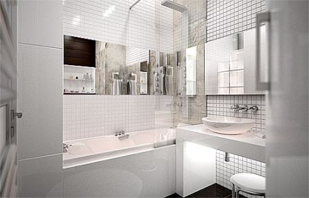 Освітлення маленької ванної кімнати (фото)