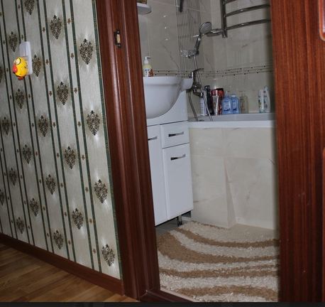 Затишна ванна кімната на 3 кв м: інтерєр в пастельних тонах