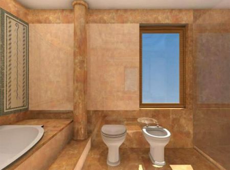 Декоративна вологостійка штукатурка для ванної. Венеціанська штукатурка (фото і відео).