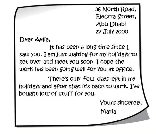 Особистий лист англійською мовою – приклади і нова лексика
