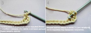 Стовпчики з обвязкою для обробки деталей ірландського вязання