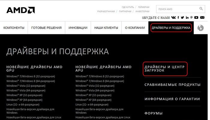 Як оновити драйвера відеокарти amd radeon і nvidia на windows 7, 8.1, 10: покрокова інструкція + відео
